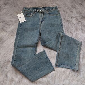 H.D Jeans Blue Streight Leg jeans P1008
